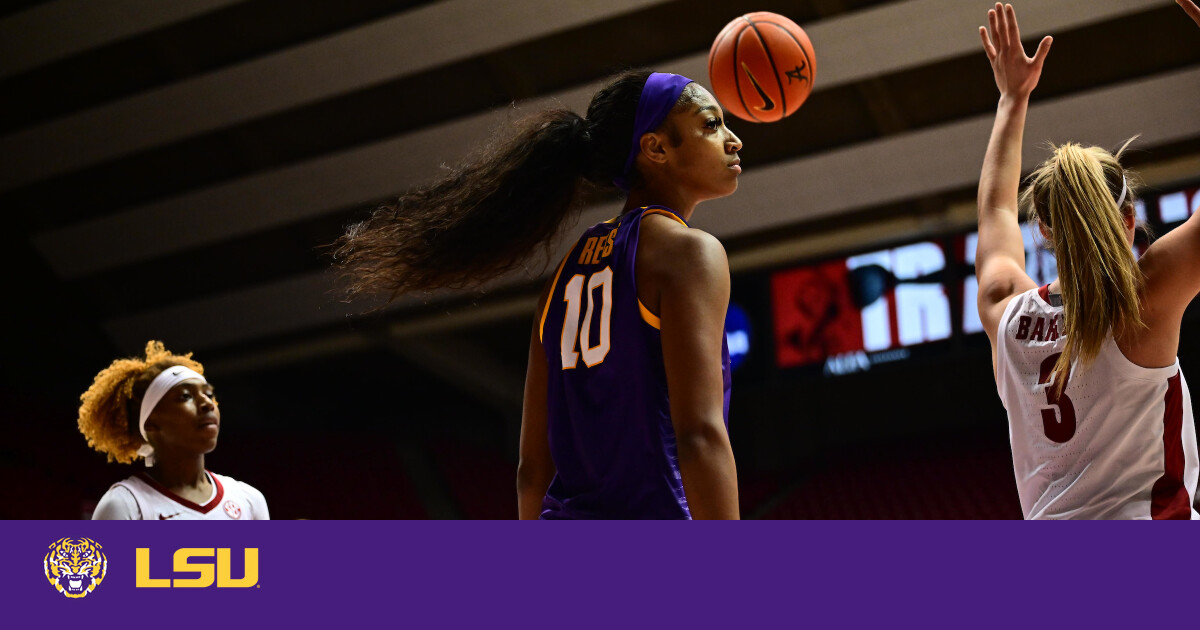 Reese Records LSU Record 20th Straight Double-Double; Tigers def. Alabama, 89-51