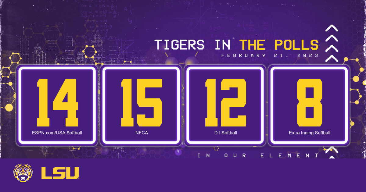 Week 2 Softball National Rankings LSU