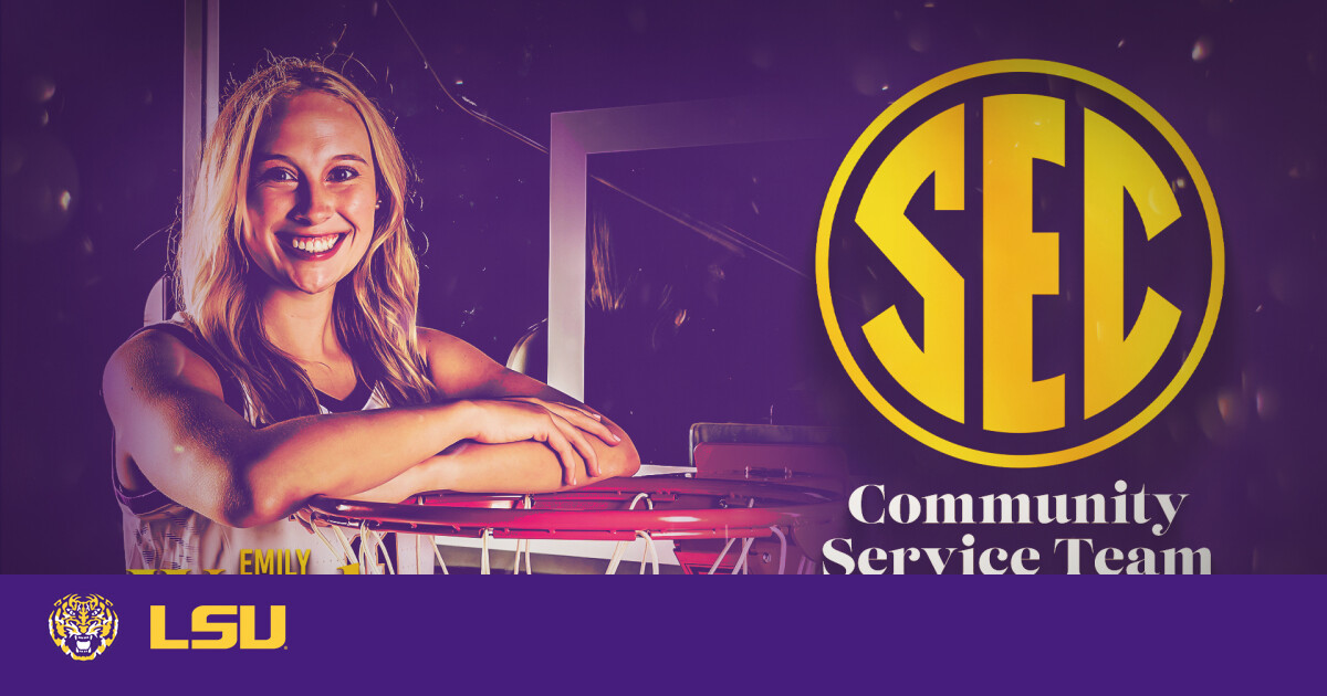 Ward Named to SEC Community Service Team – LSU