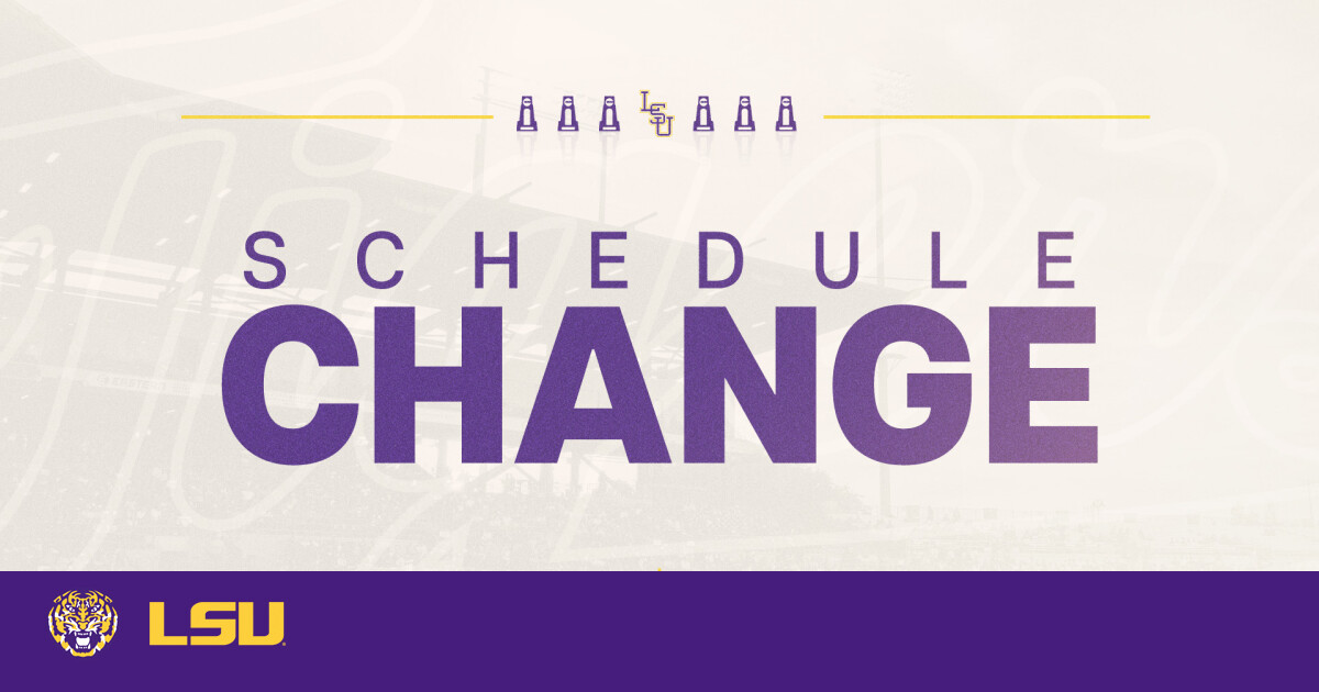 Game 3 of LSU-Arkansas Baseball Series Moved to 6:30 p.m. CT Saturday.