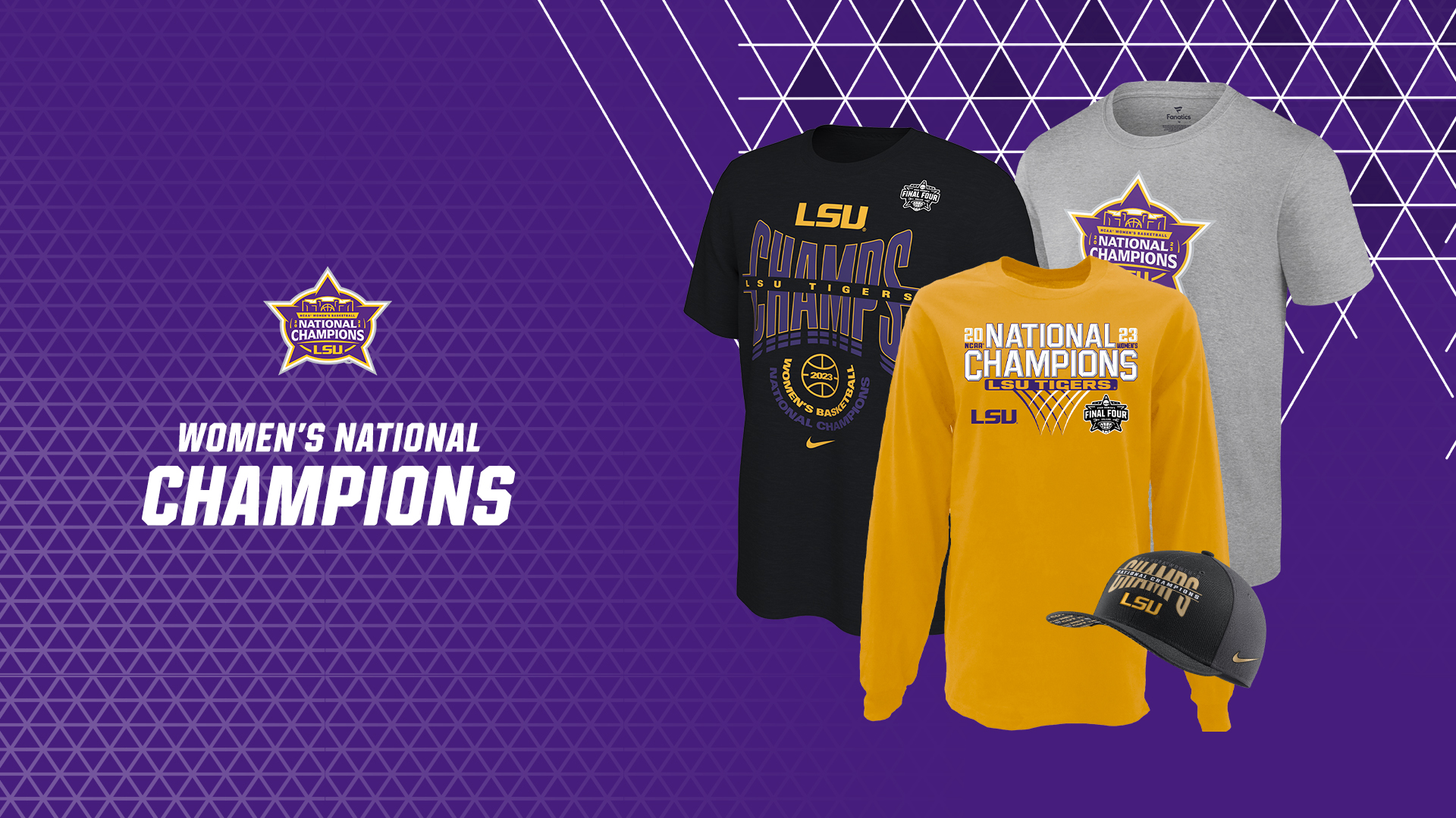 Men's LSU Tigers 2023 National Champions Gold Cool Jersey V4 - All