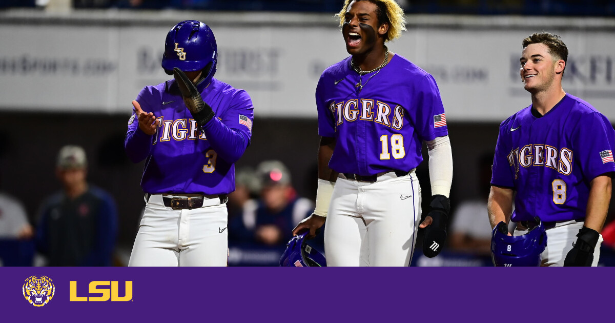 A clean sweep: LSU Baseball run rules Samford in three game series