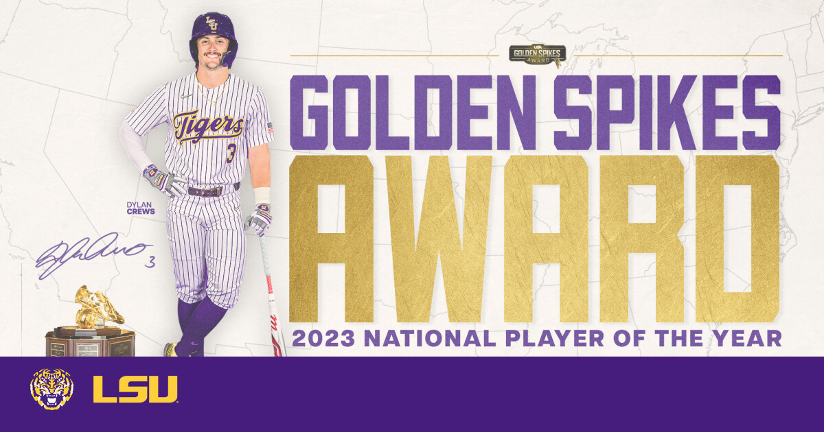 Dylan Crews Wins 2023 Golden Spikes Award – LSU