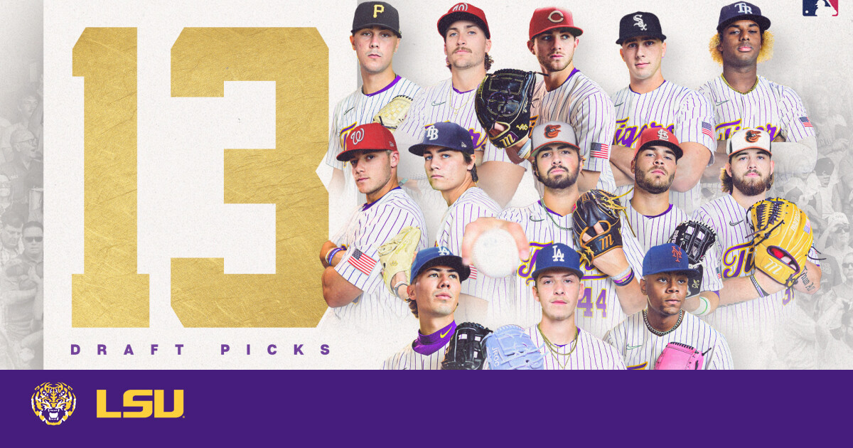 LSU Experiences Historic 2023 MLB Draft with 13 Selections – LSU