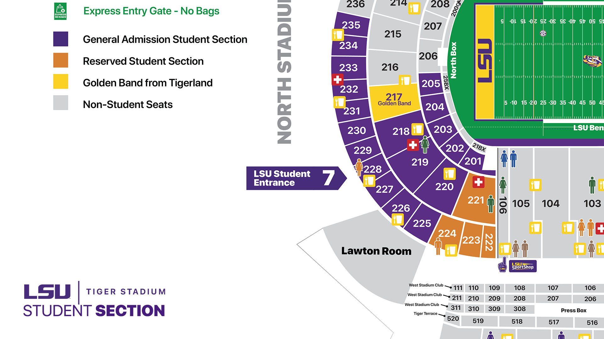 Tiger Stadium Seating Chart Rows Cabinets Matttroy 