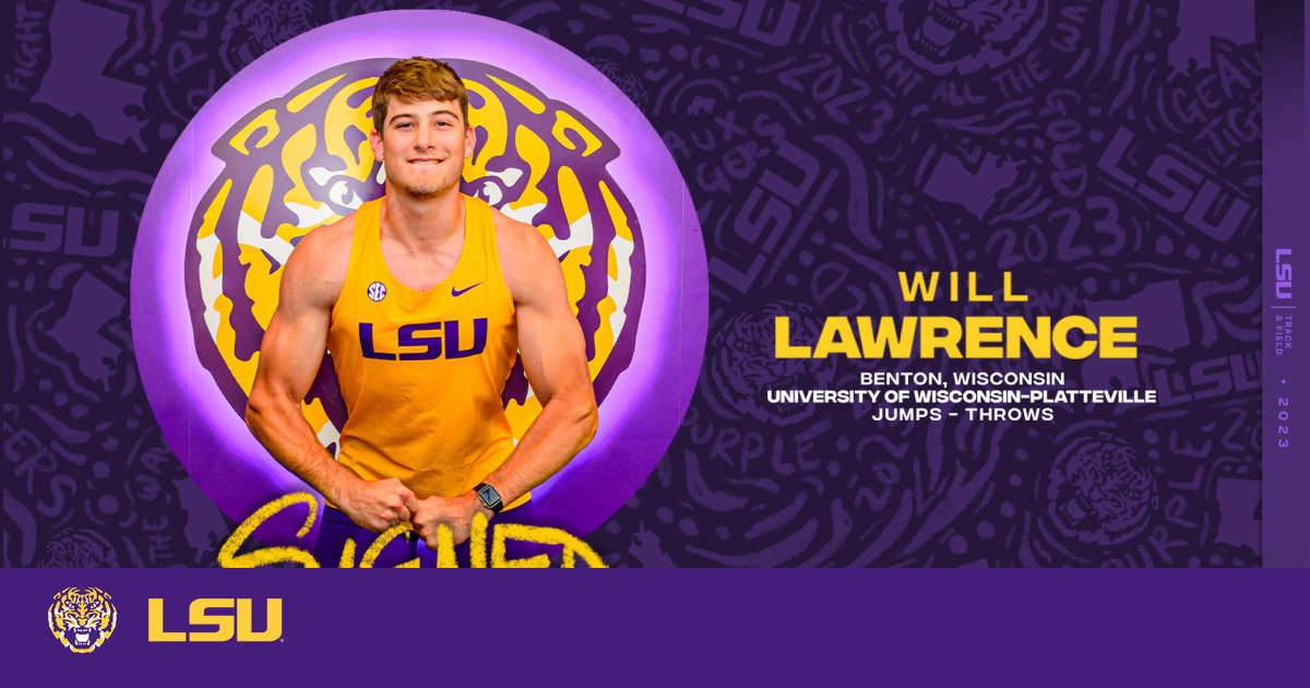 LSU Track & Field Signs D3 Javelin National Champion Will Lawrence
