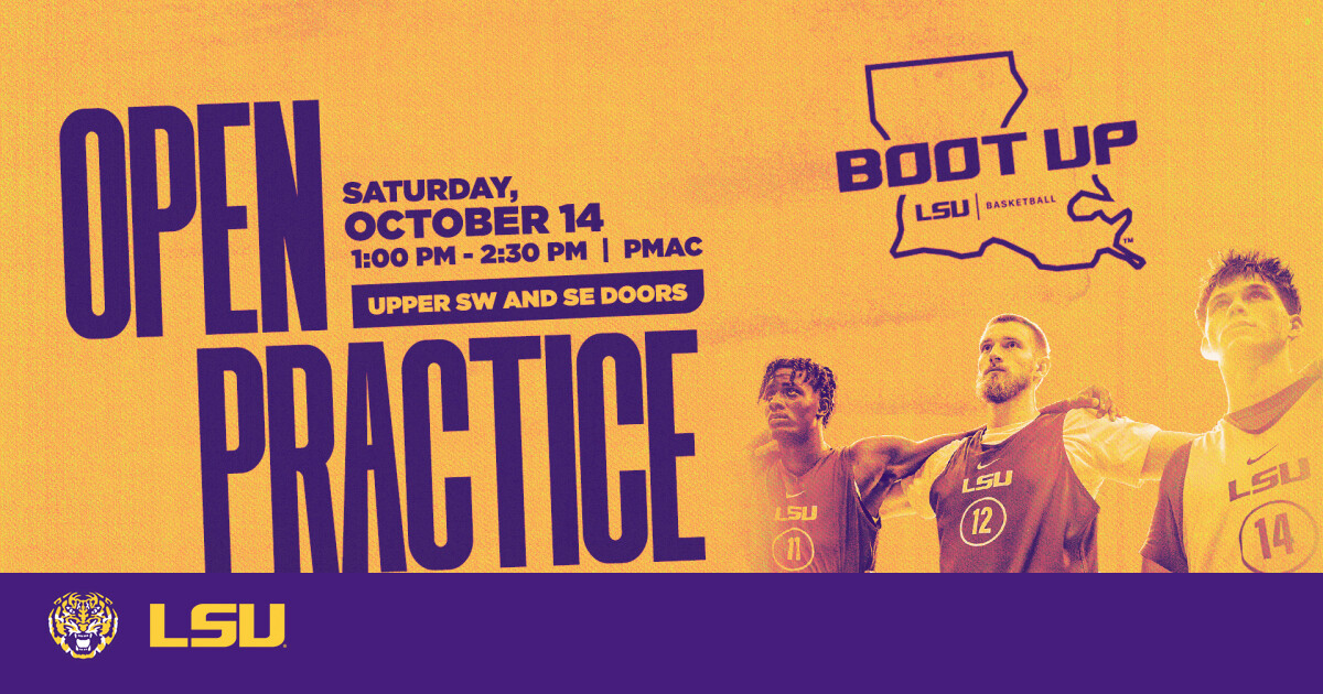 Tiger Basketball Team To Host Open Practice Prior To Saturday's LSU-Auburn  FB Contest – LSU