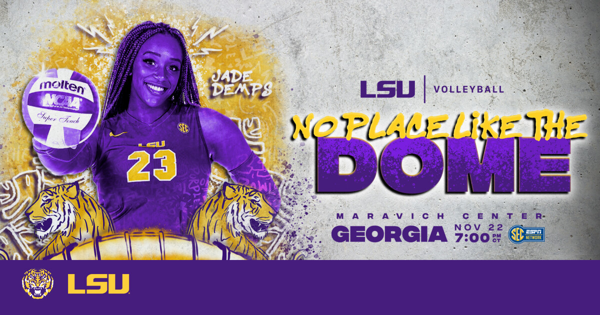 Volleyball Hosts Georgia for Final Home Match of the 2023 Season – LSU