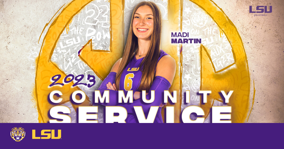 Martin Honored to 2023 SEC Volleyball Community Service Team