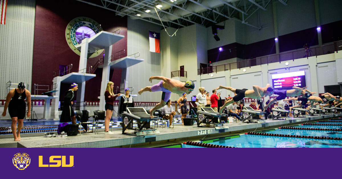 LSU Swimming and Diving Team Dominates Art Adamson Invitational with