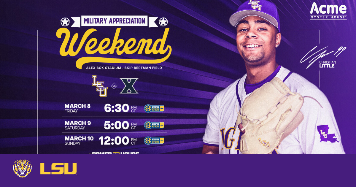 Tigers Play Host to Xavier This Weekend in Three-Game Series at 'The Box' –  LSU