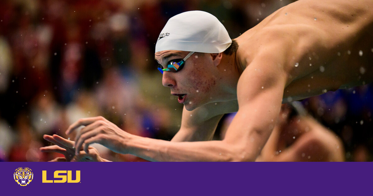 LSU Swimmer Jere Hribar Qualifies for 2024 Paris Olympics with A Standard Time