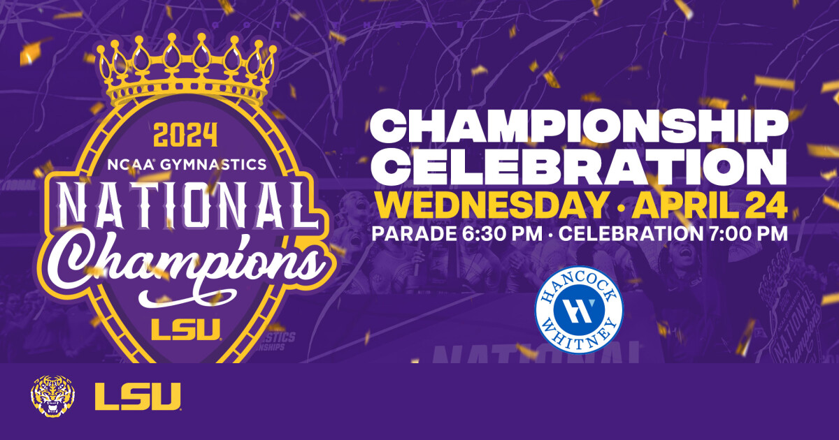 Watch Gymnastics National Championship Celebration at the PMAC LSU