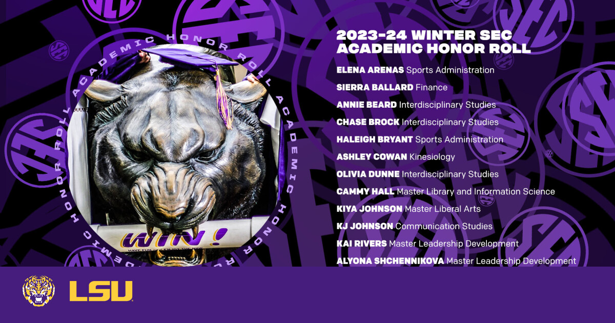 Fourteen Gymnasts Named To Winter SEC Academic Honor Roll