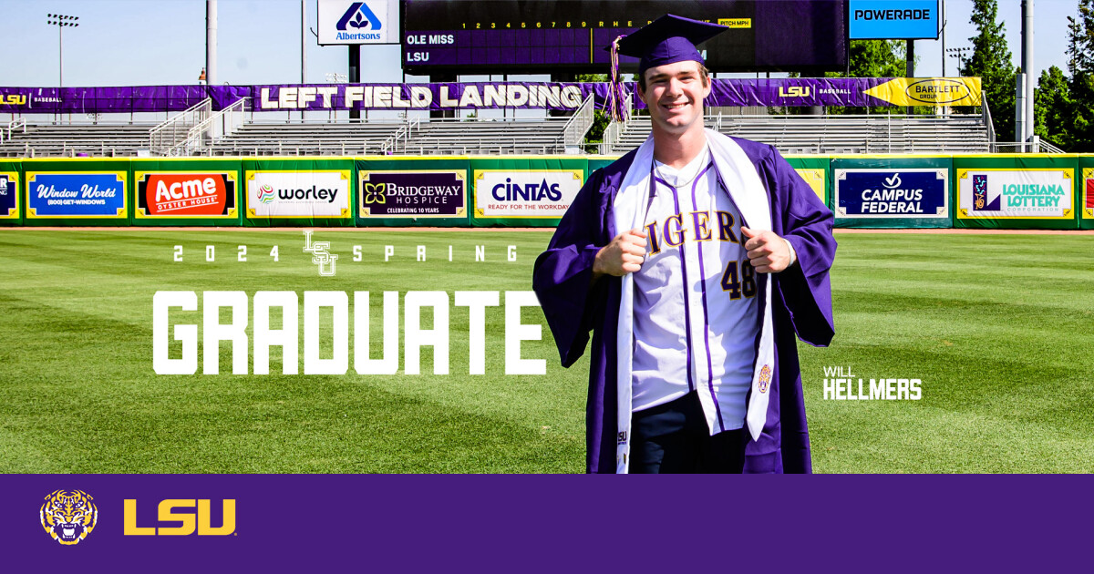 Will Hellmers Graduates with a Business Degree from LSU