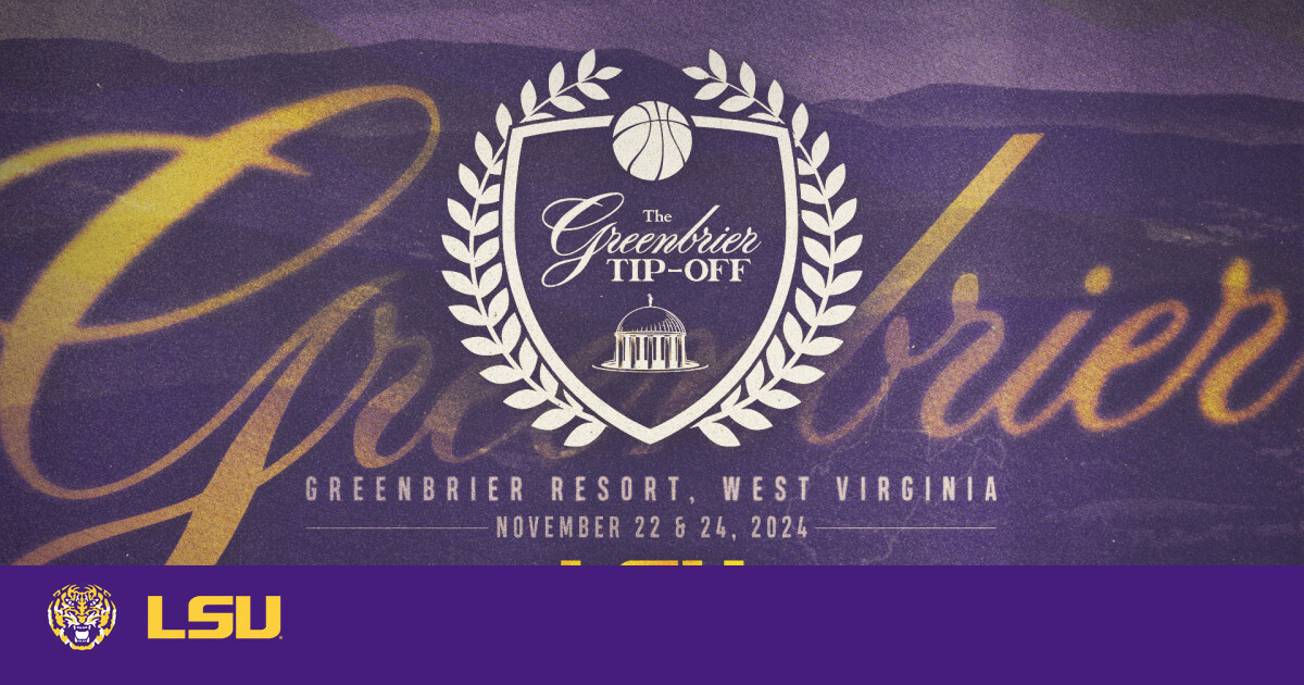 LSU Basketball Officially Announced for the Inaugural Greenbrier Tip