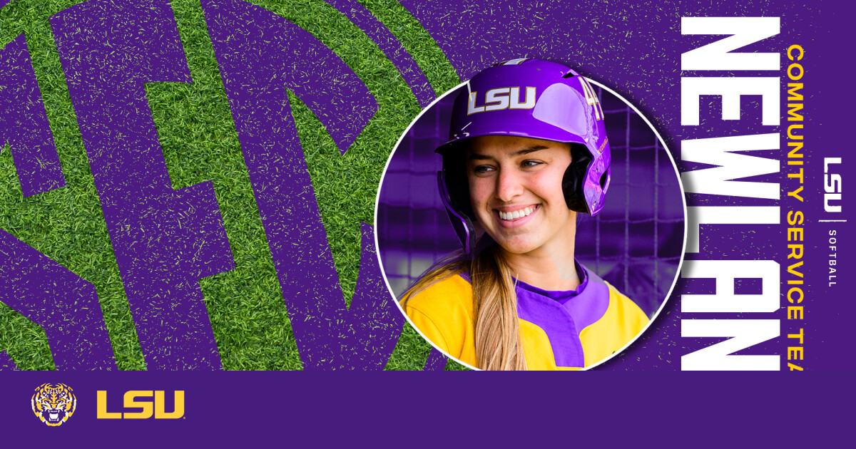 Newland Named to the 2024 SEC Softball Community Service Team – LSU