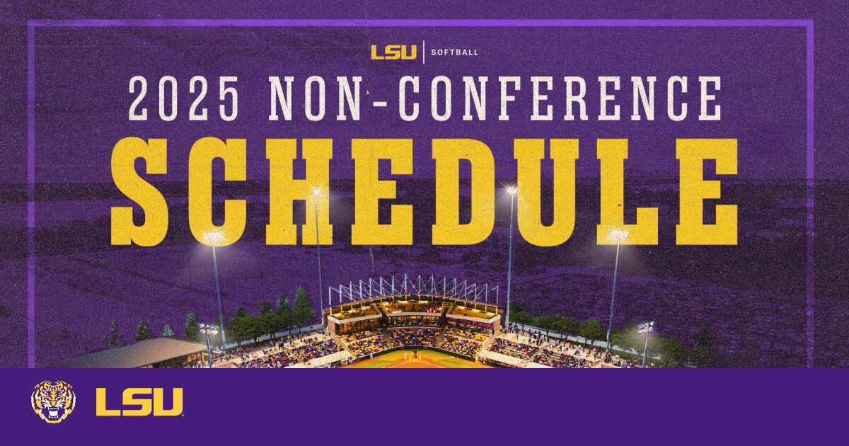 Softball Releases 2025 NonConference Schedule LSU