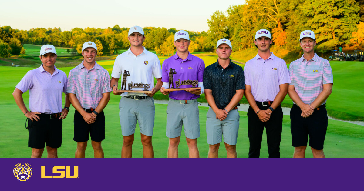 LSU Men’s Golf Team Has Strong Finish To Capture Blessings Crown; Sveinsson Takes Home Individual Title