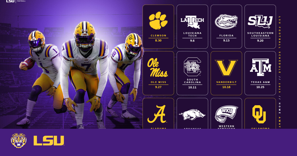 SEC Announces 2025 Football Schedules BVM Sports