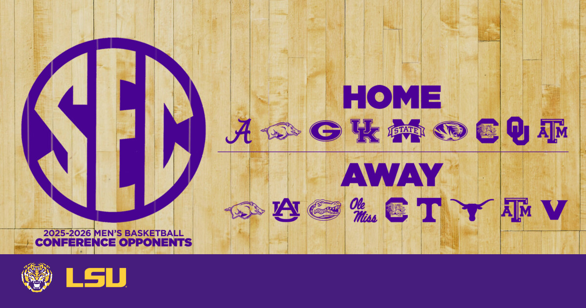 LSU Home And Away Opponents Announced For SEC Men’s Basketball