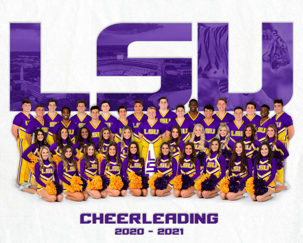 2020-21 LSU Cheerleading Poster (digital only)