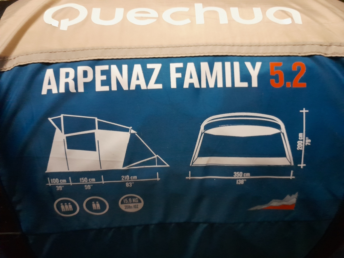 tente Quechua Arpenaz Family 5.2