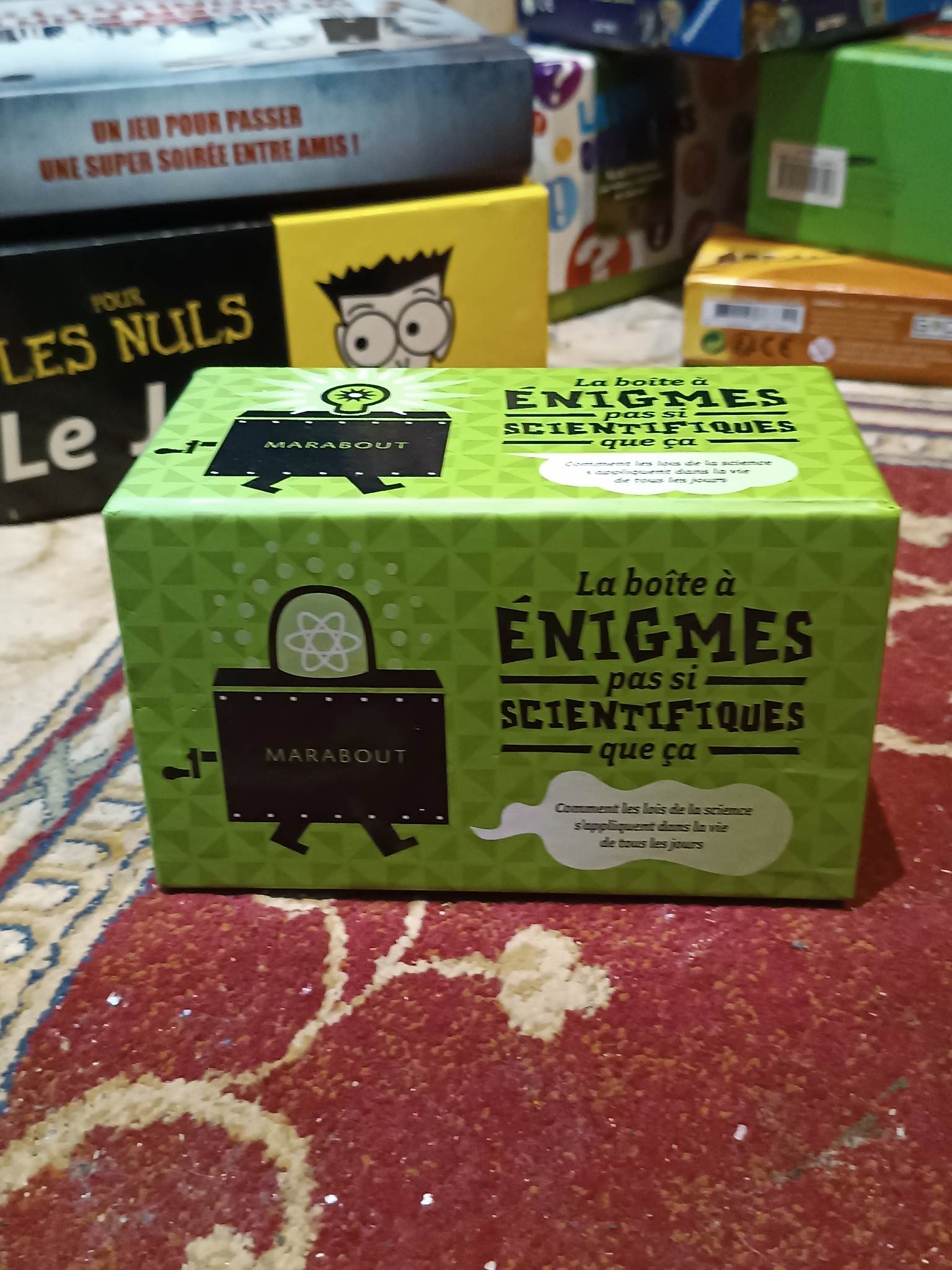 Jeu - Enigmes scientifiques