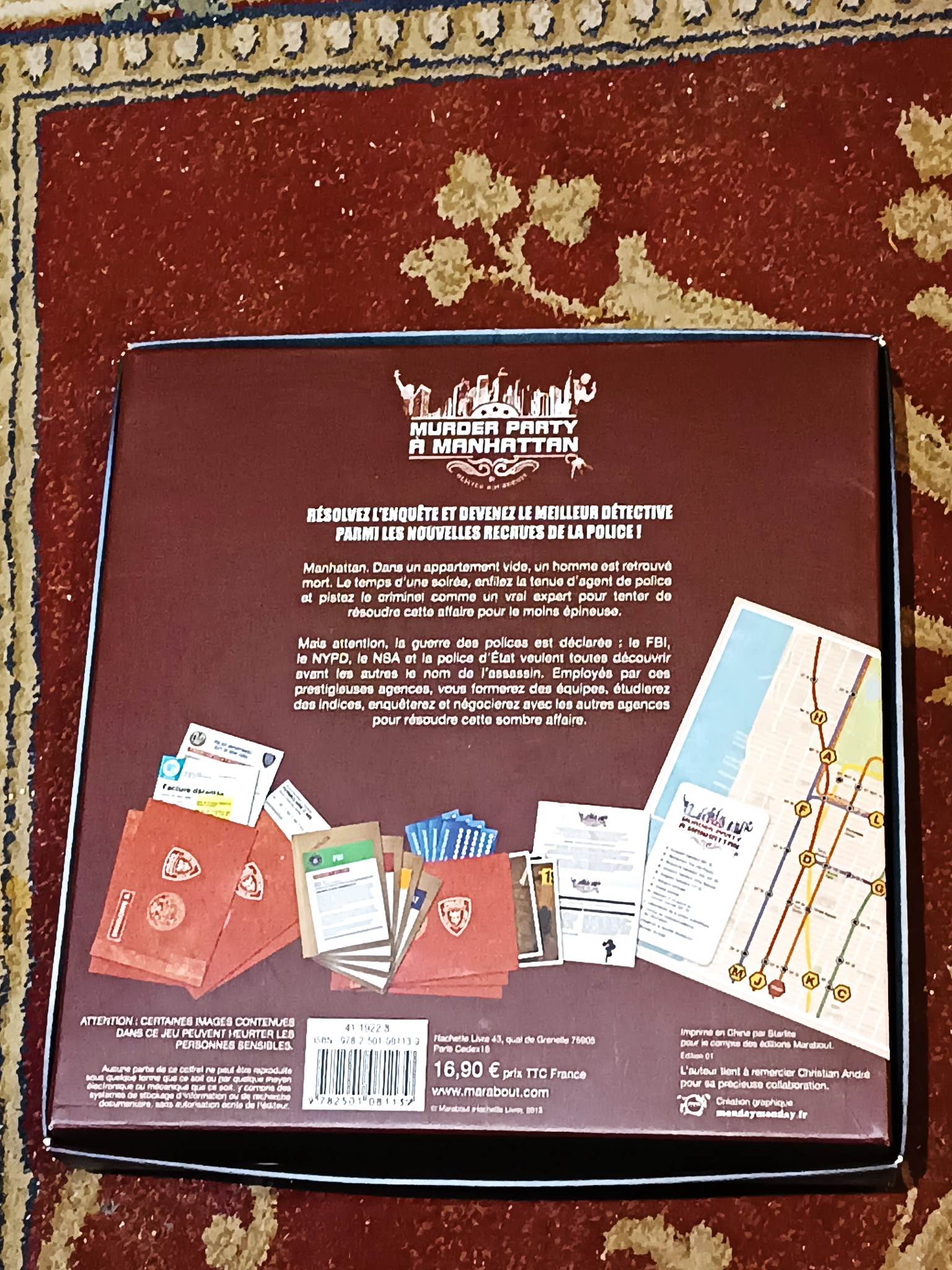 Jeu - Murder Party à Manhattan