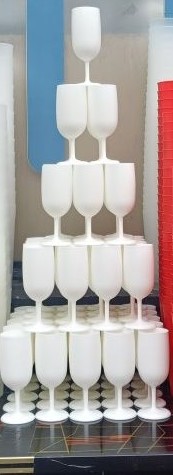 eco cups flutes champagne / vin