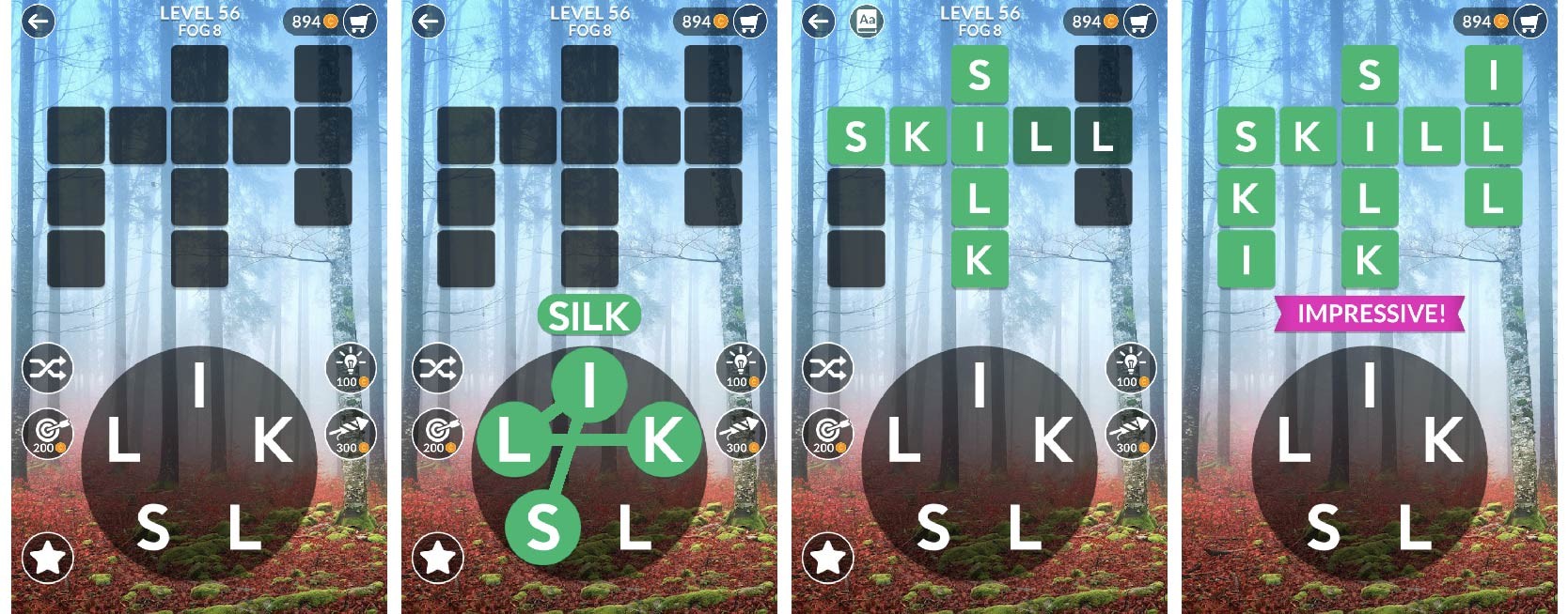 wordscapes word game on app