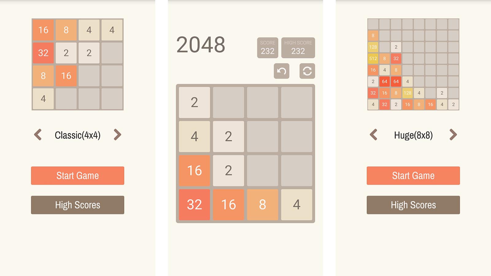 2048 android game
