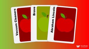 three apples to apples cards