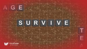 Babble Royale board with survive tiles