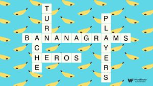 bananagrams word game tiles