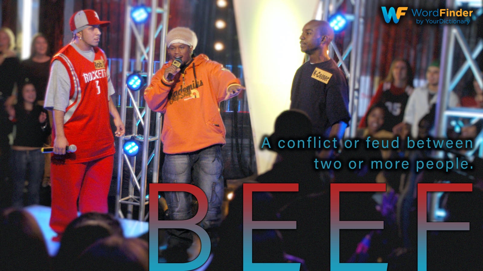 beef definition MTV MC Battle 2