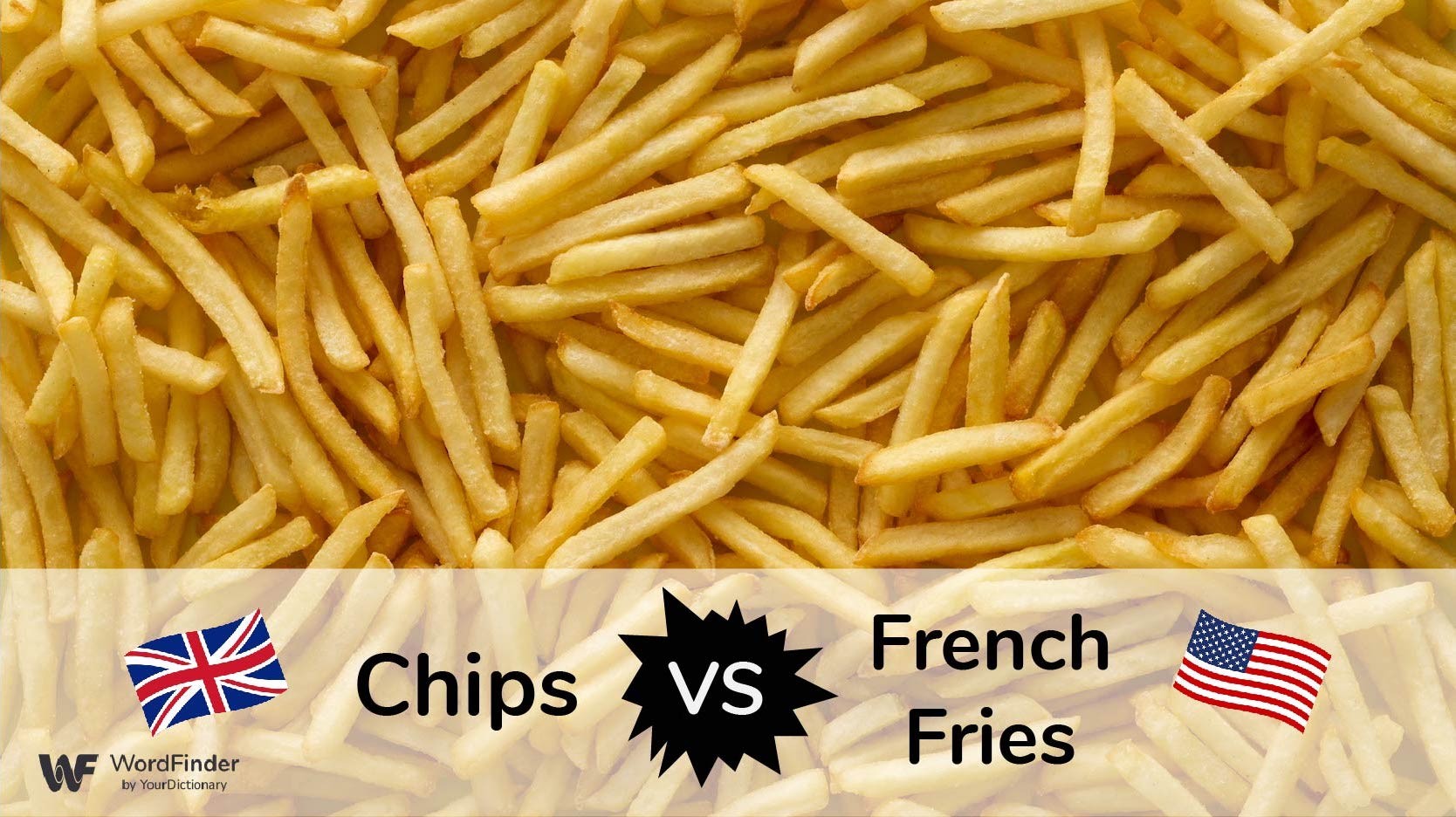 chips versus french fries with visual