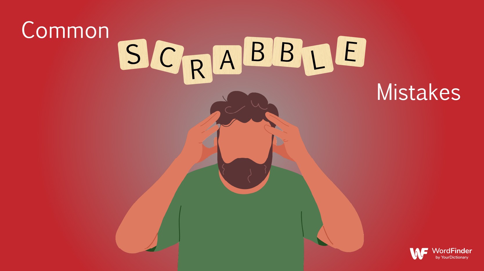 man upset at scrabble mistakes