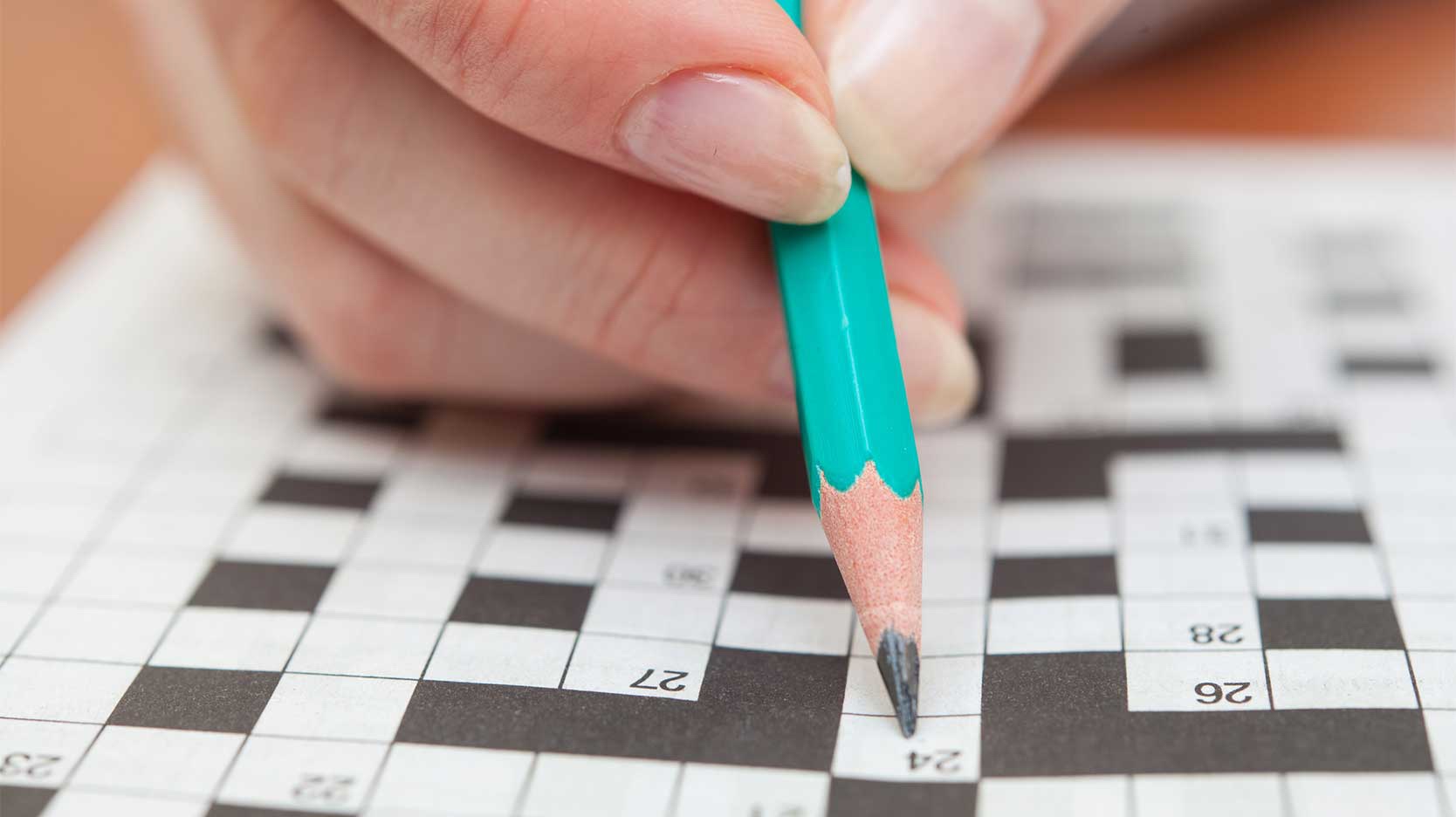 solving crossword puzzle