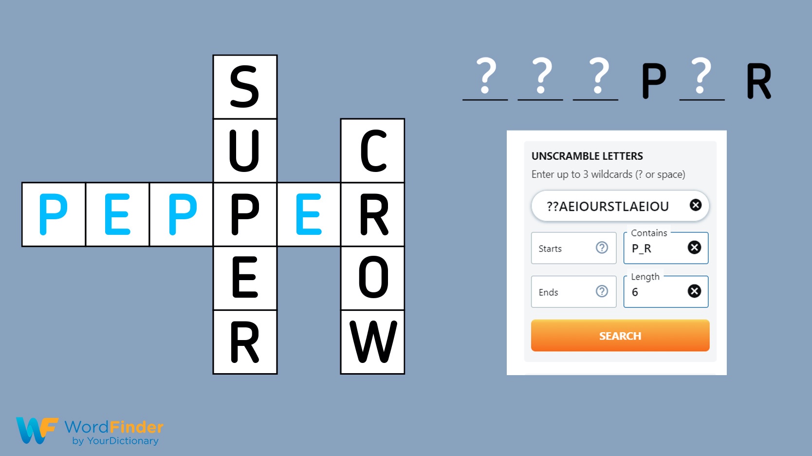 find missing letters with crossword solver