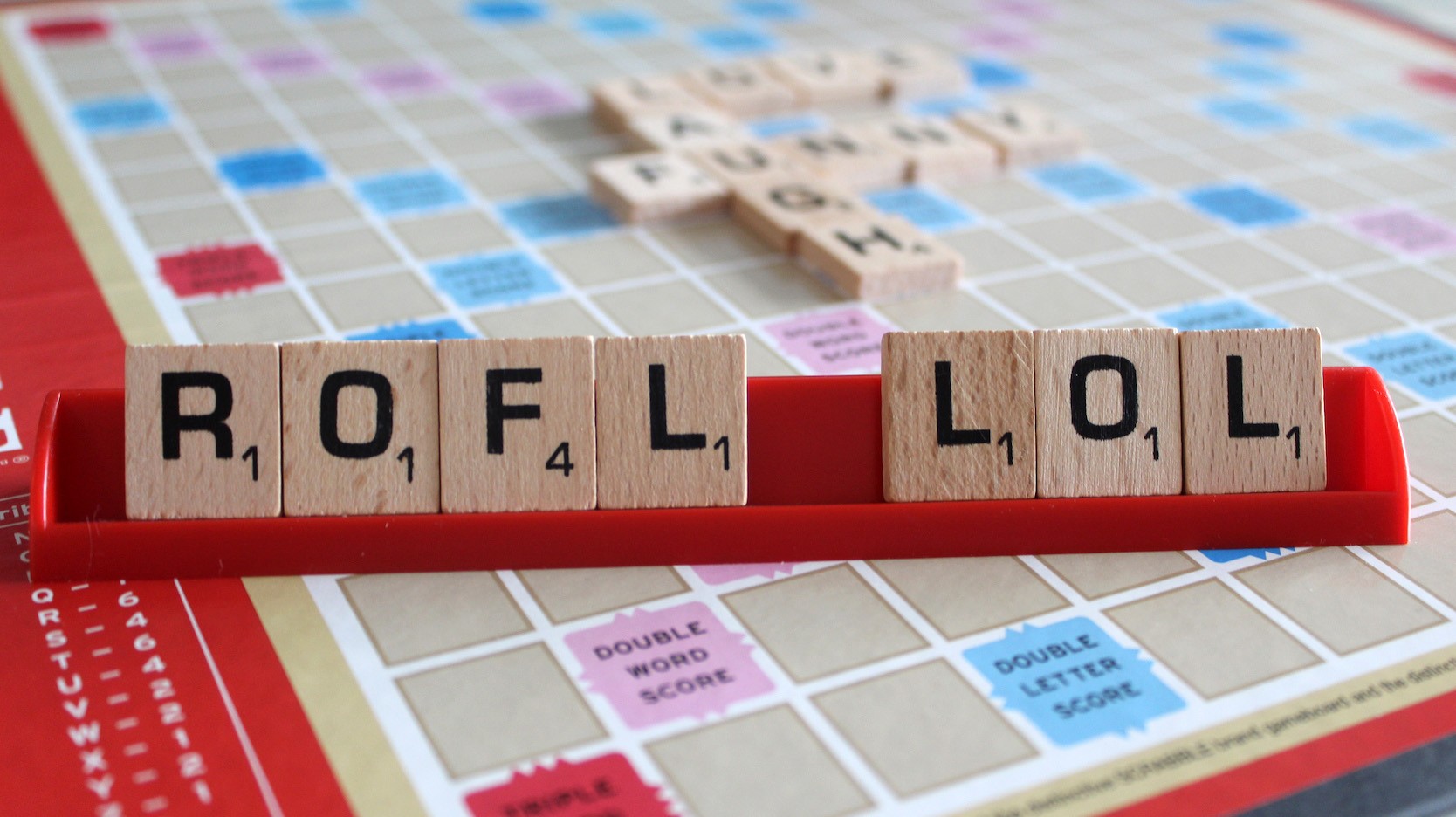 funny scrabble words on rack