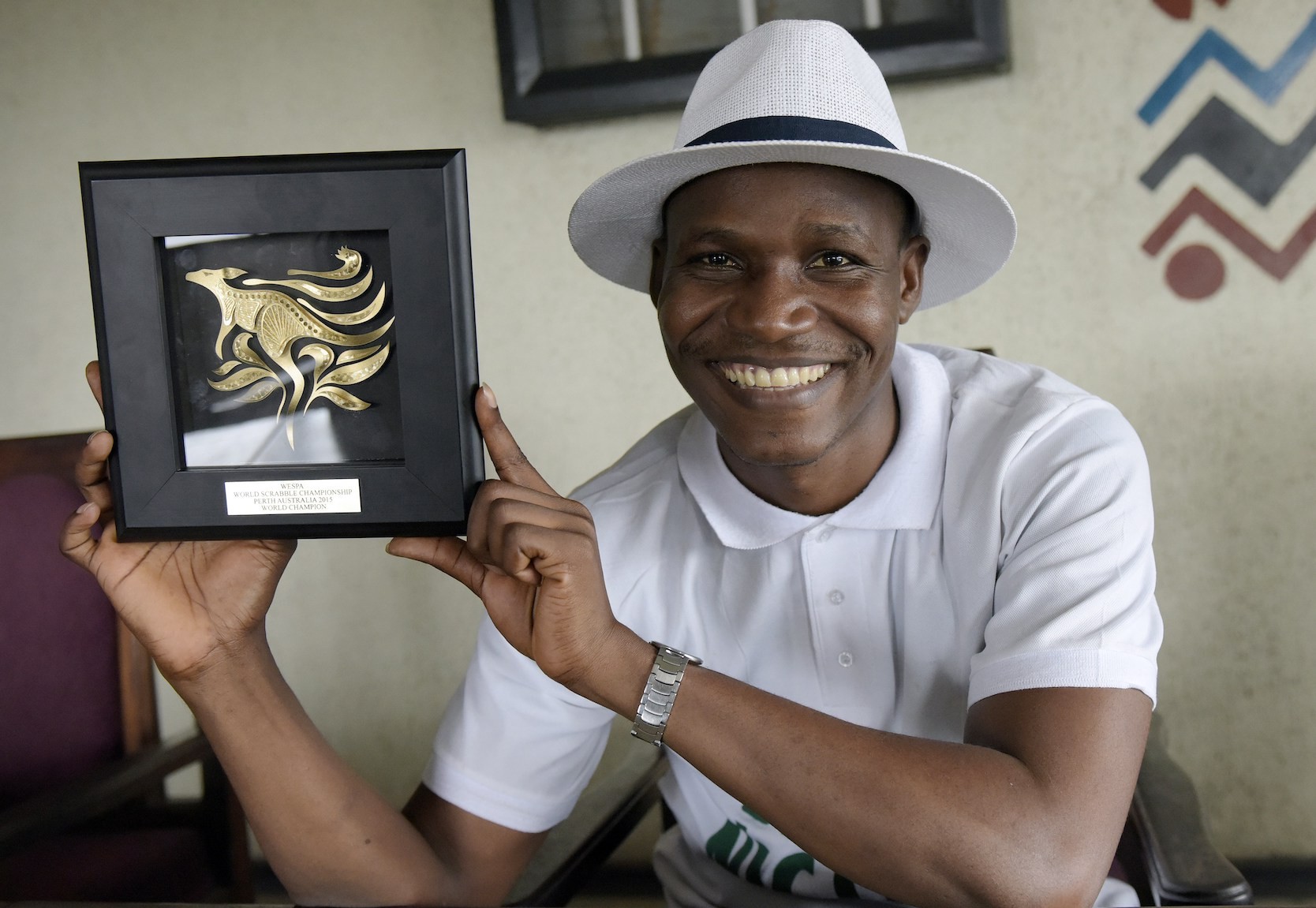 Scrabble World Champion Wellington Jighere