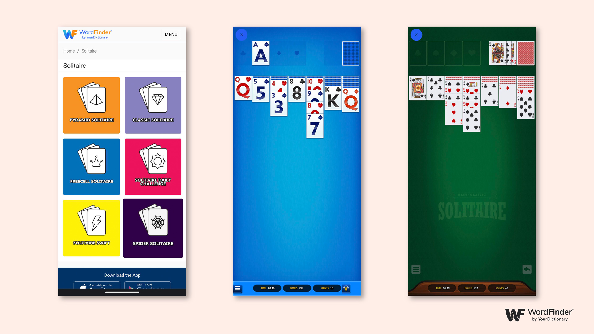 WordFinder Games: Solitaire