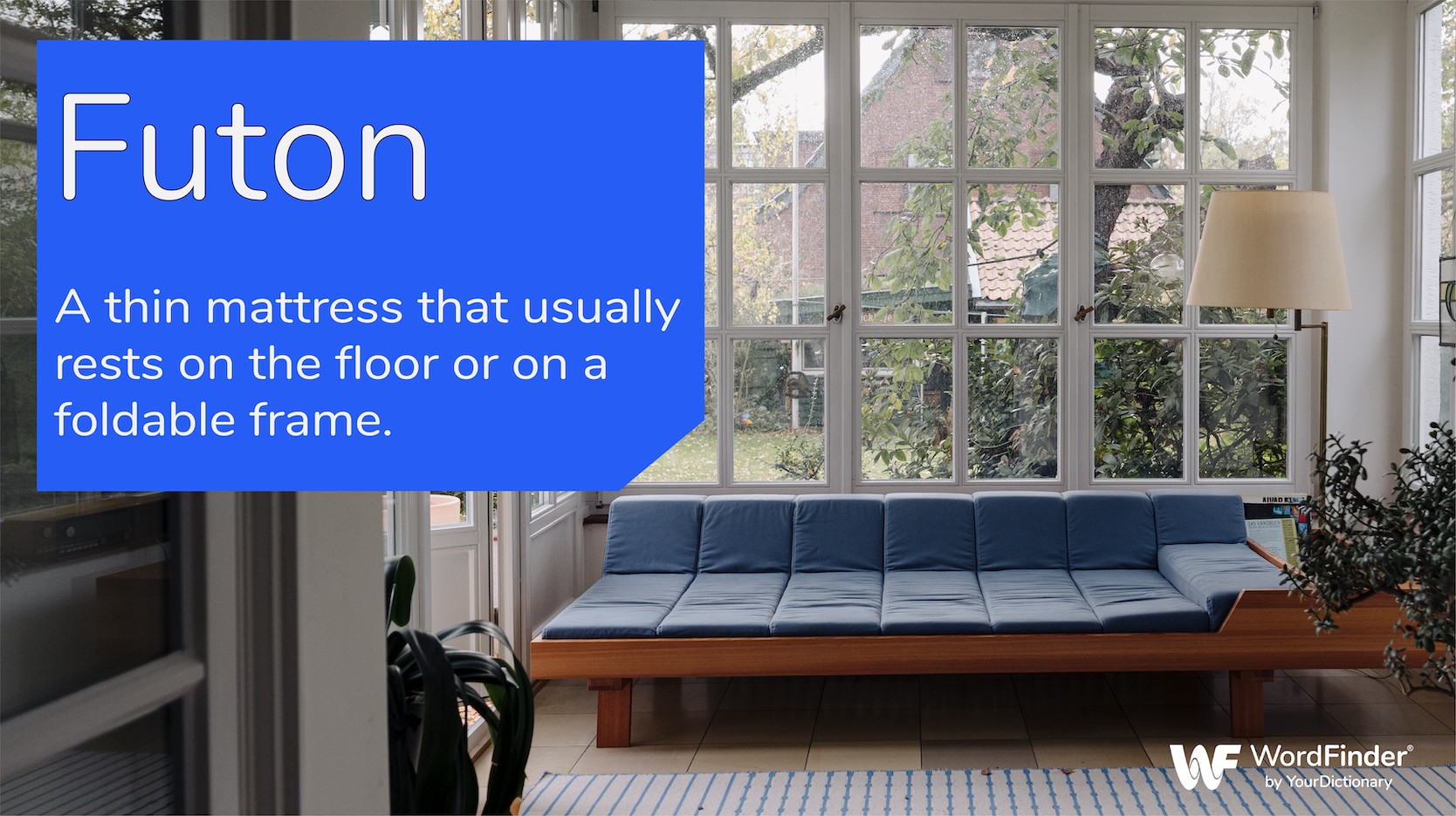 Futon definition and visual example