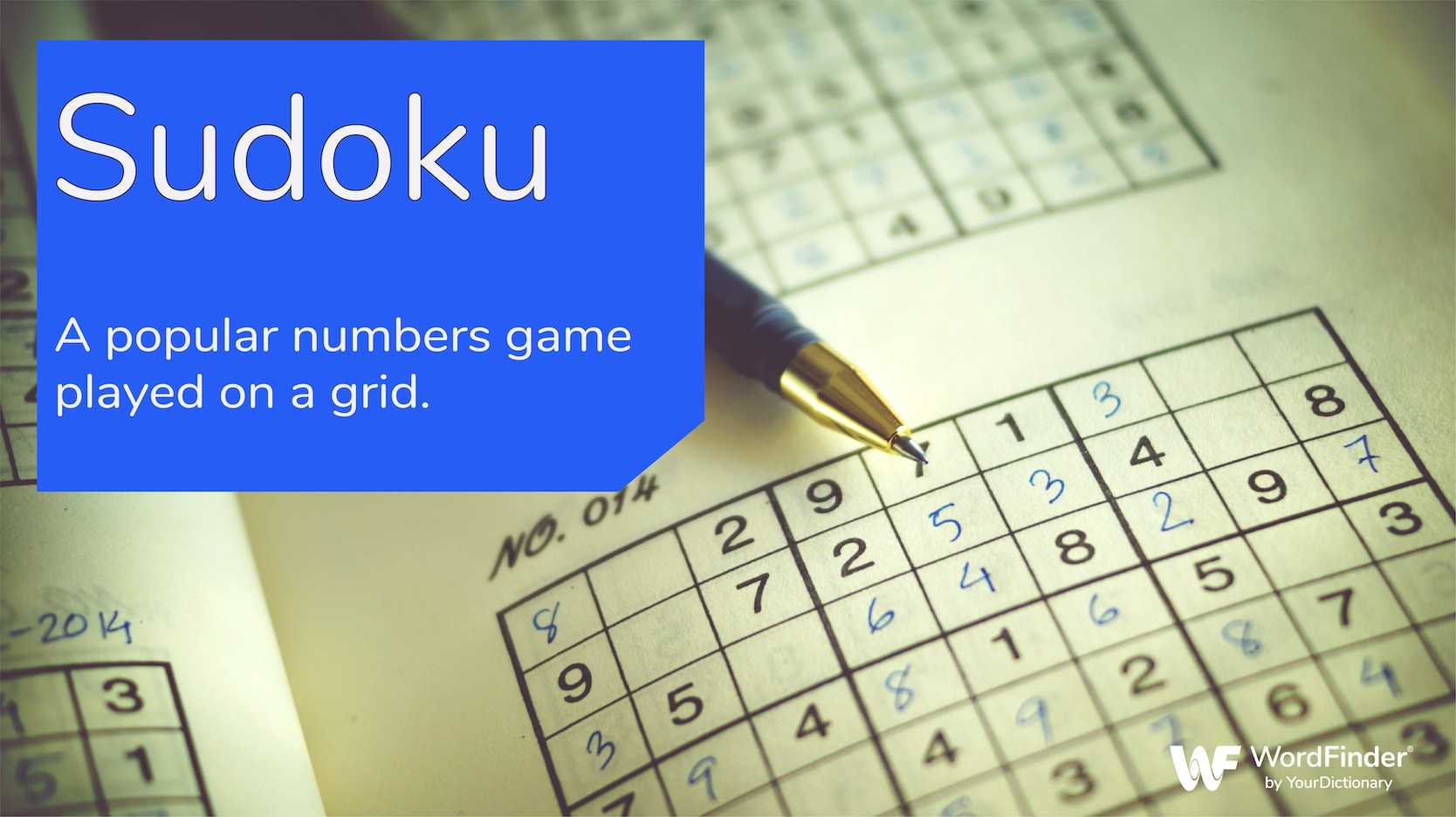 Sudoku definition and visual example