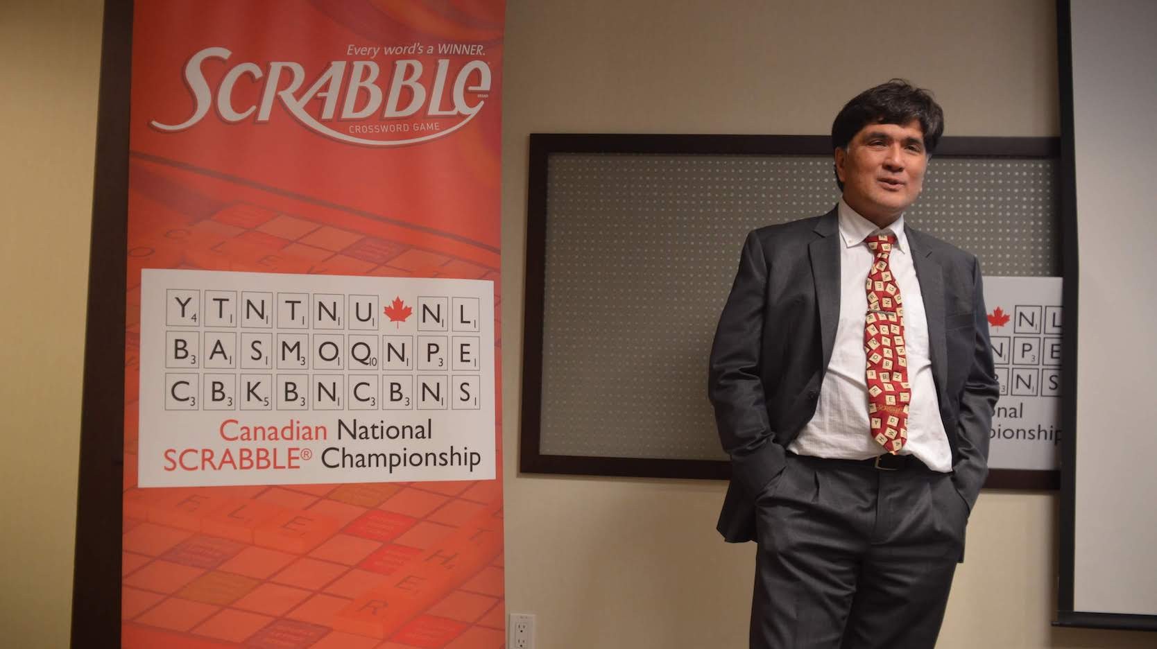 John Chew at Canadian Scrabble Championship