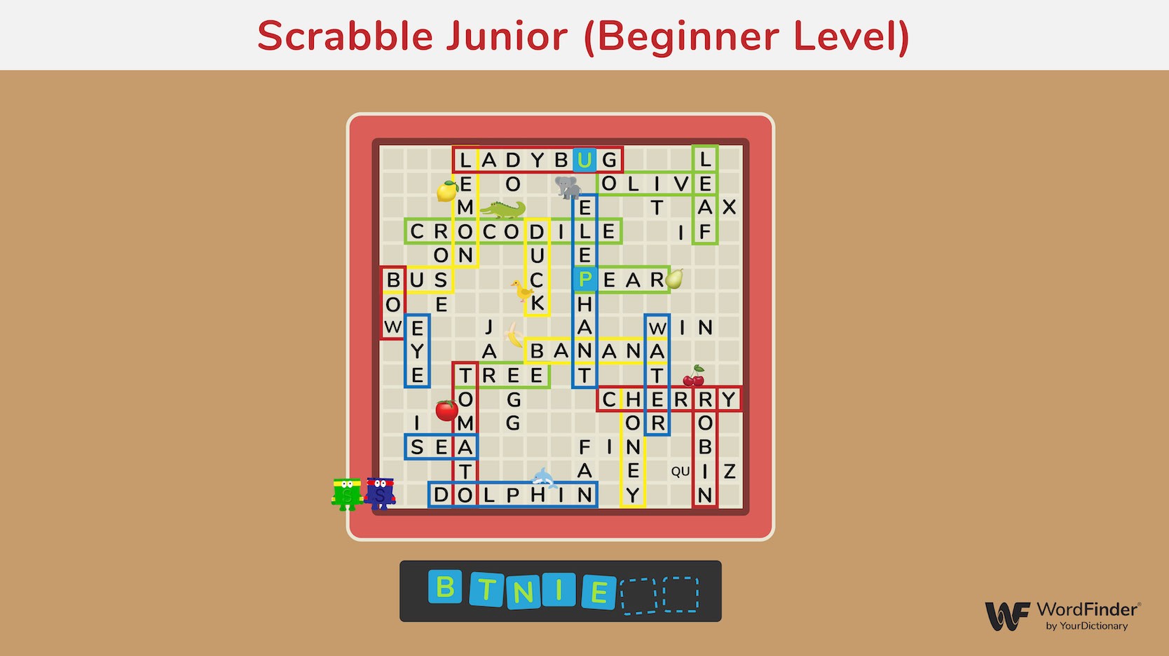 Junior Scrabble beginner level