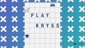 Kryss word game with symbols