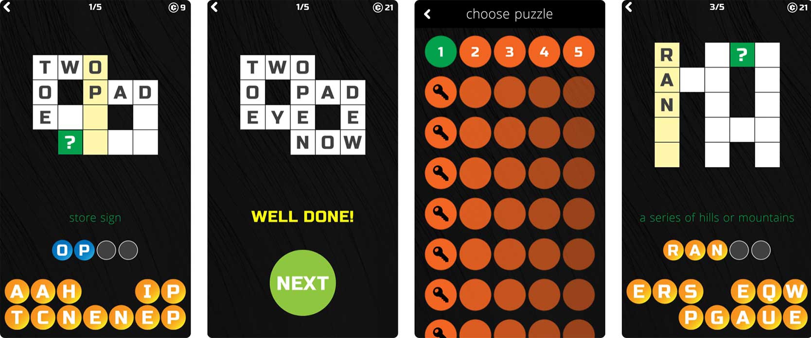 Screenshot of Little Crossword Puzzle game