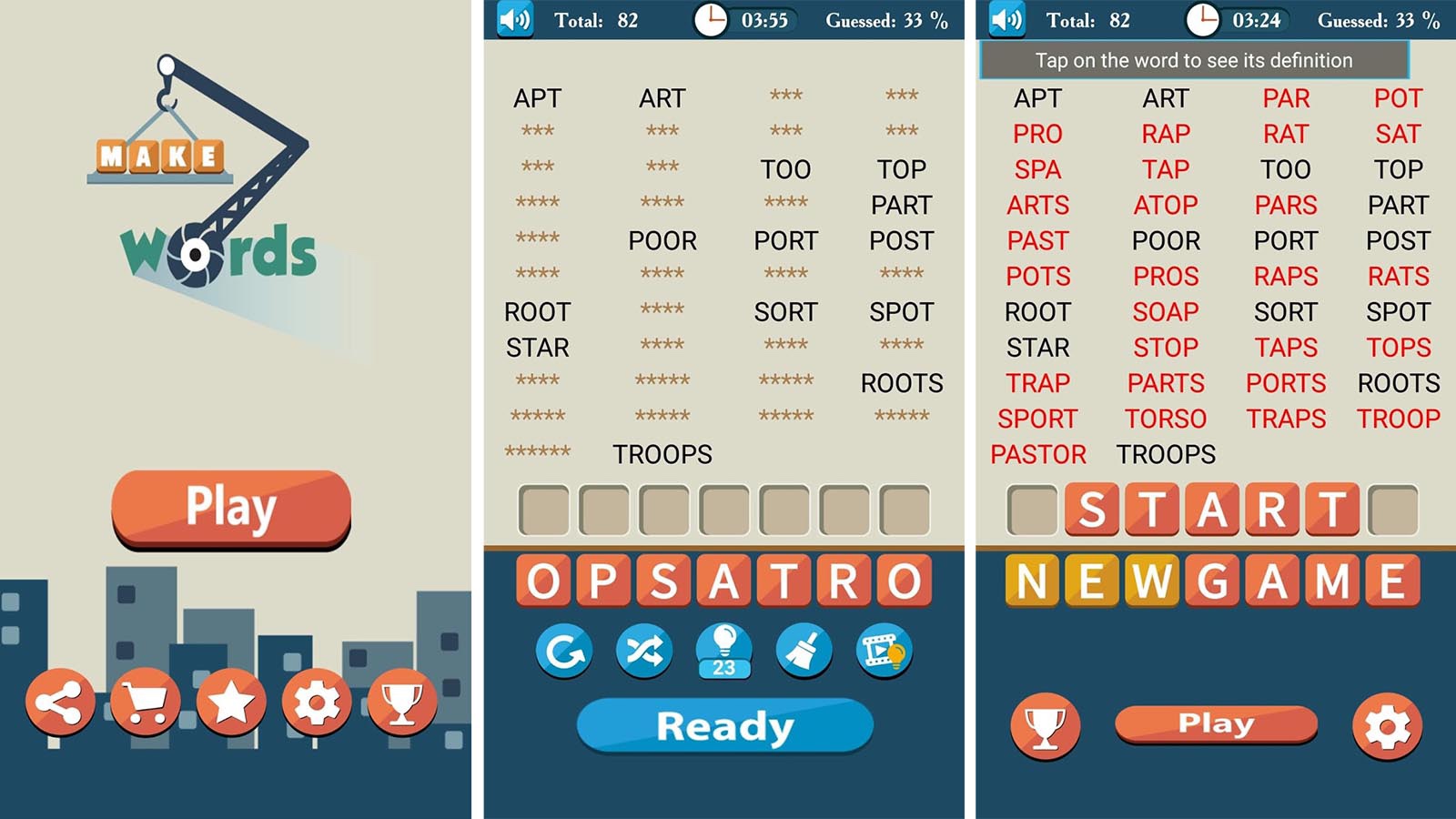 Make Words screenshot